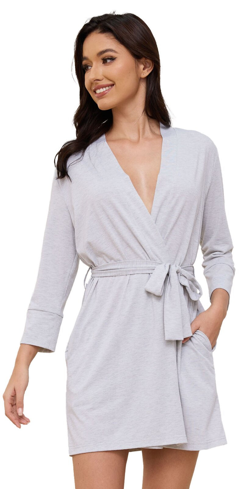 Robes for Women, PUTUO Womens Robes, Summer Lightweight Knee Length Robes, Soft Knit Short Bathrobe Ladies Loungewear