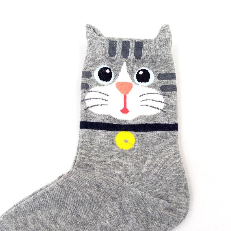 PUTUO CuPU Animal Face Socks for Women, 5 Pairs