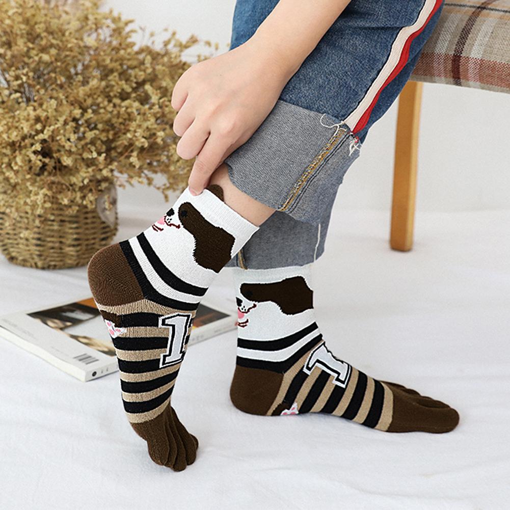 cute dog crew socks for women