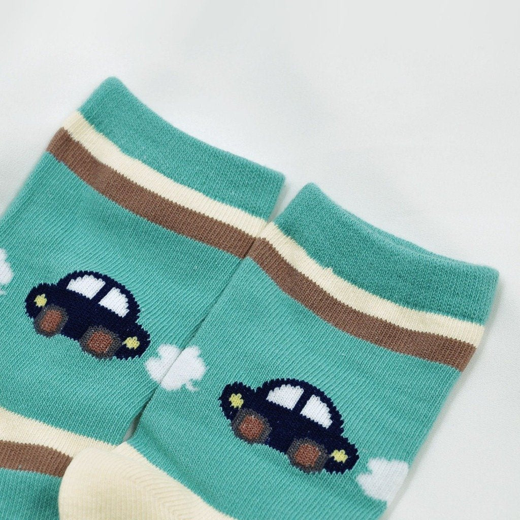 cute cars sports socks for boys