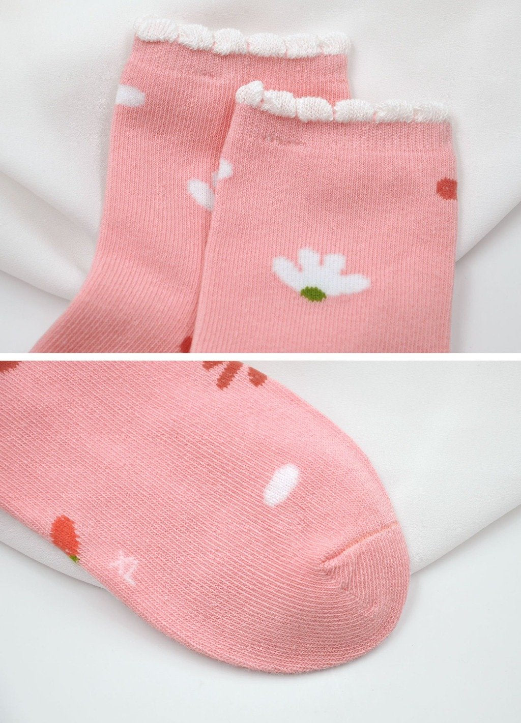 pink floral socks for girls