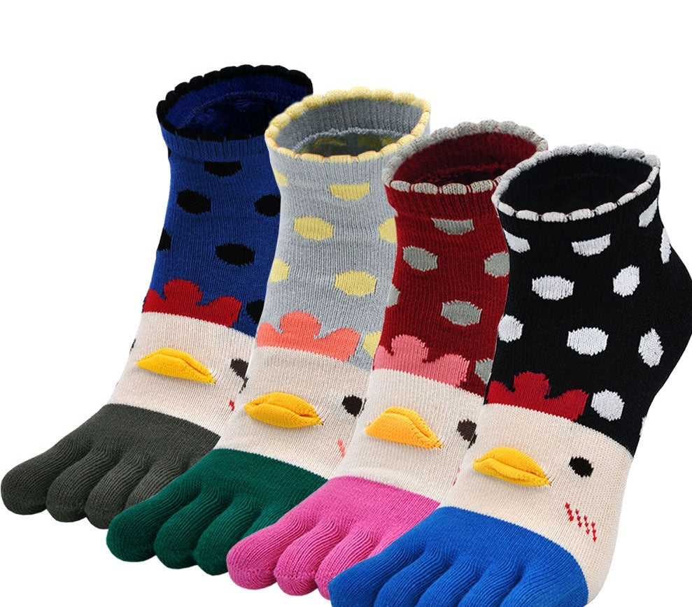 chicks five finger socks for kids