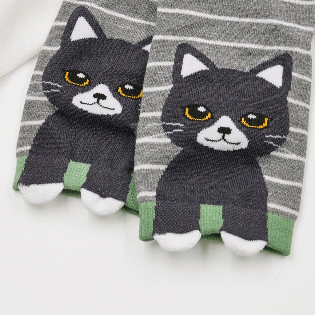 cute black cat socks for women